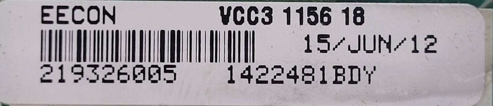 Genuine Refrigerator GE Circuit Board Part#219326005
