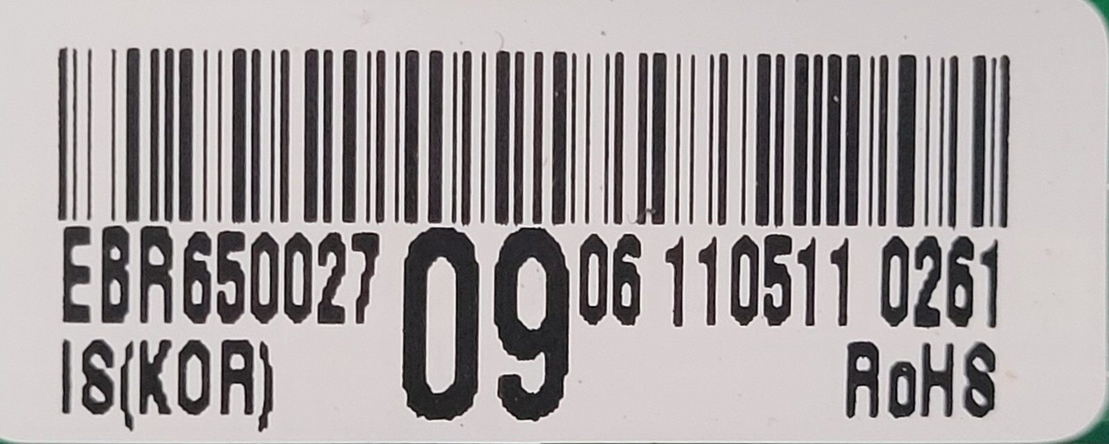 Genuine Refrigerator LG Circuit Board Part#EBR65002709