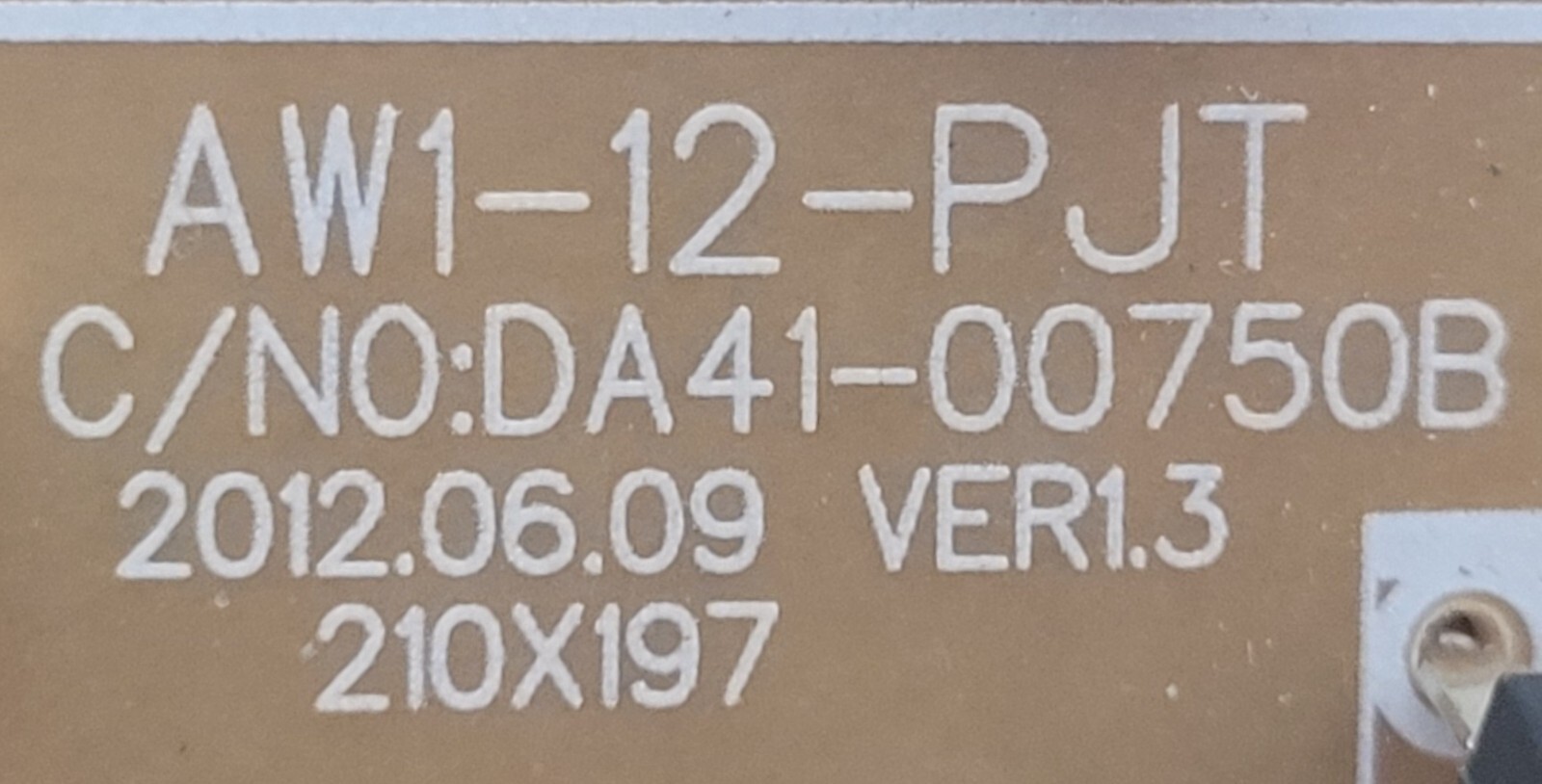 Genuine Refrigerator Samsung Circuit Board Part#DA9200357A
