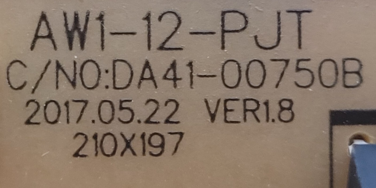 Genuine Refrigerator Samsung Circuit Board Part#DA9200384E