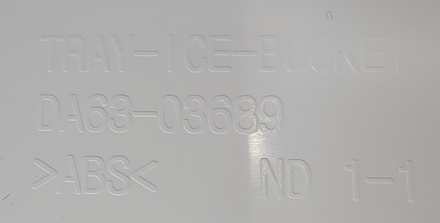 Genuine Refrigerator GE Ice Bucket Part#DA63-03689