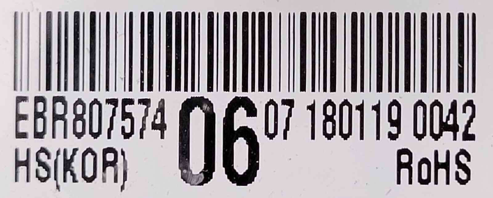 Genuine Refrigerator LG Circuit Board Part#EBR80757406