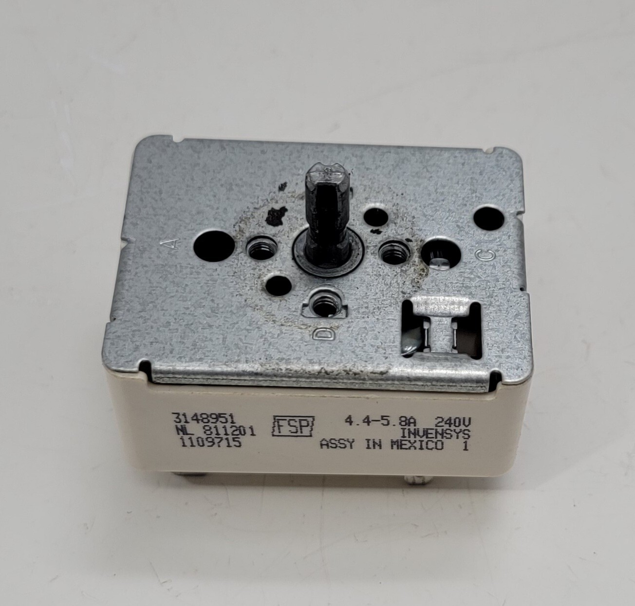 Genuine Oven Whirlpool Infinite Switch Part#3148951