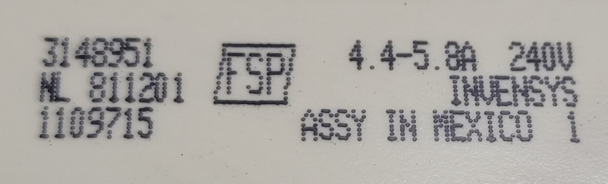 Genuine Oven Whirlpool Infinite Switch Part#3148951