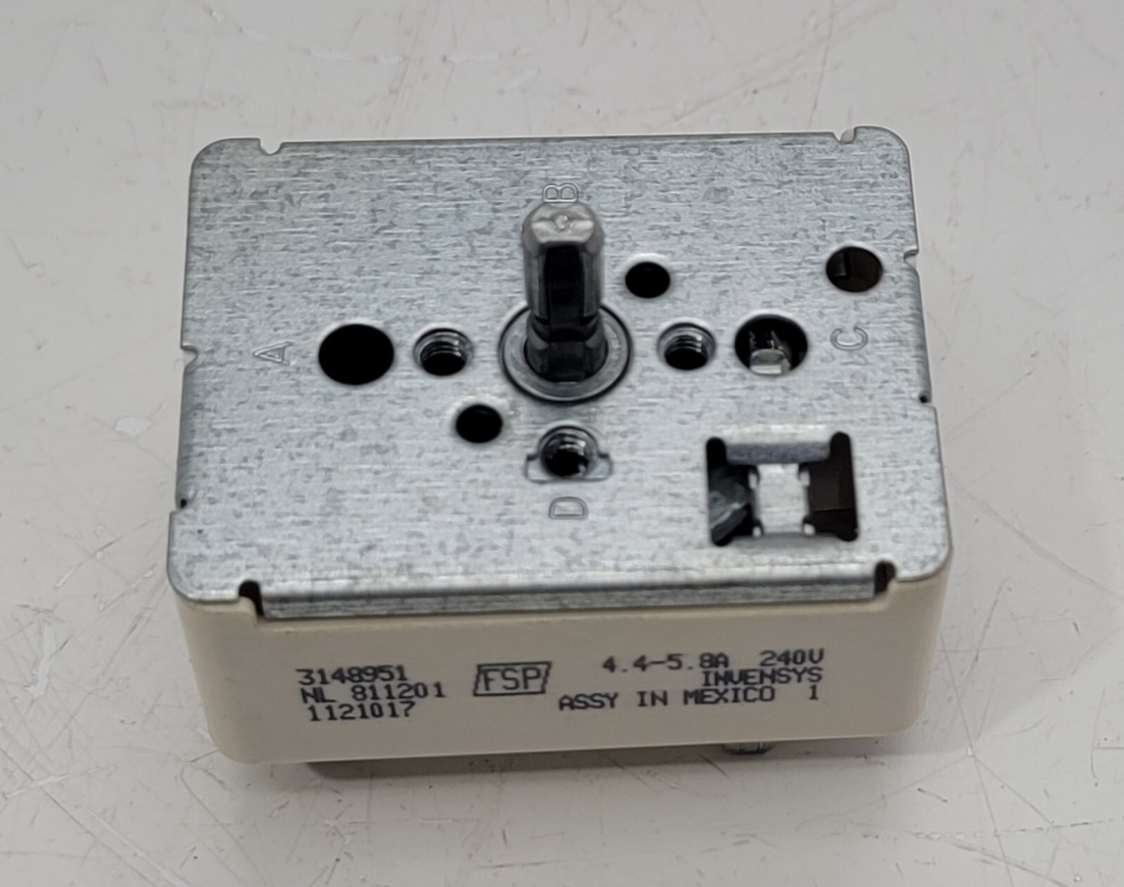 Genuine Oven Whirlpool Infinite Switch Part#3148951