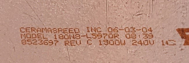 Genuine Cooktop Kitchen Aid Surface Element Part#8523697