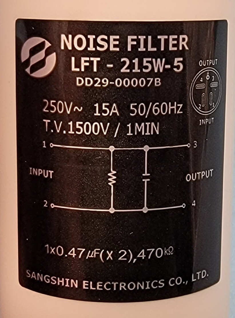 Genuine Dishwasher Samsung Noise Filter Part#DD29-00007B