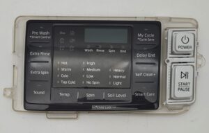 Genuine Washer Samsung Control Panel Part#DC64-03062X001 DC93-00376D
