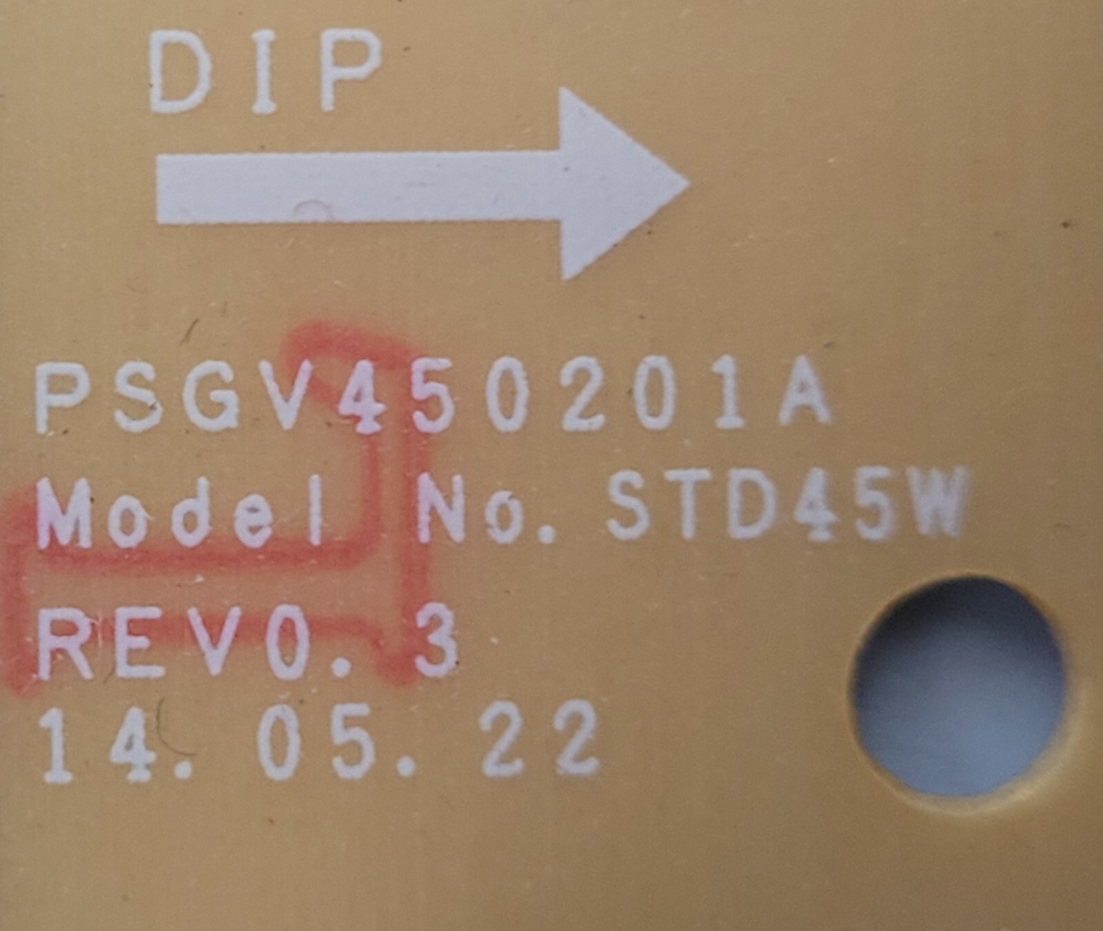 Genuine Refrigerator Samsung Circuit Board Part#DA9200486A