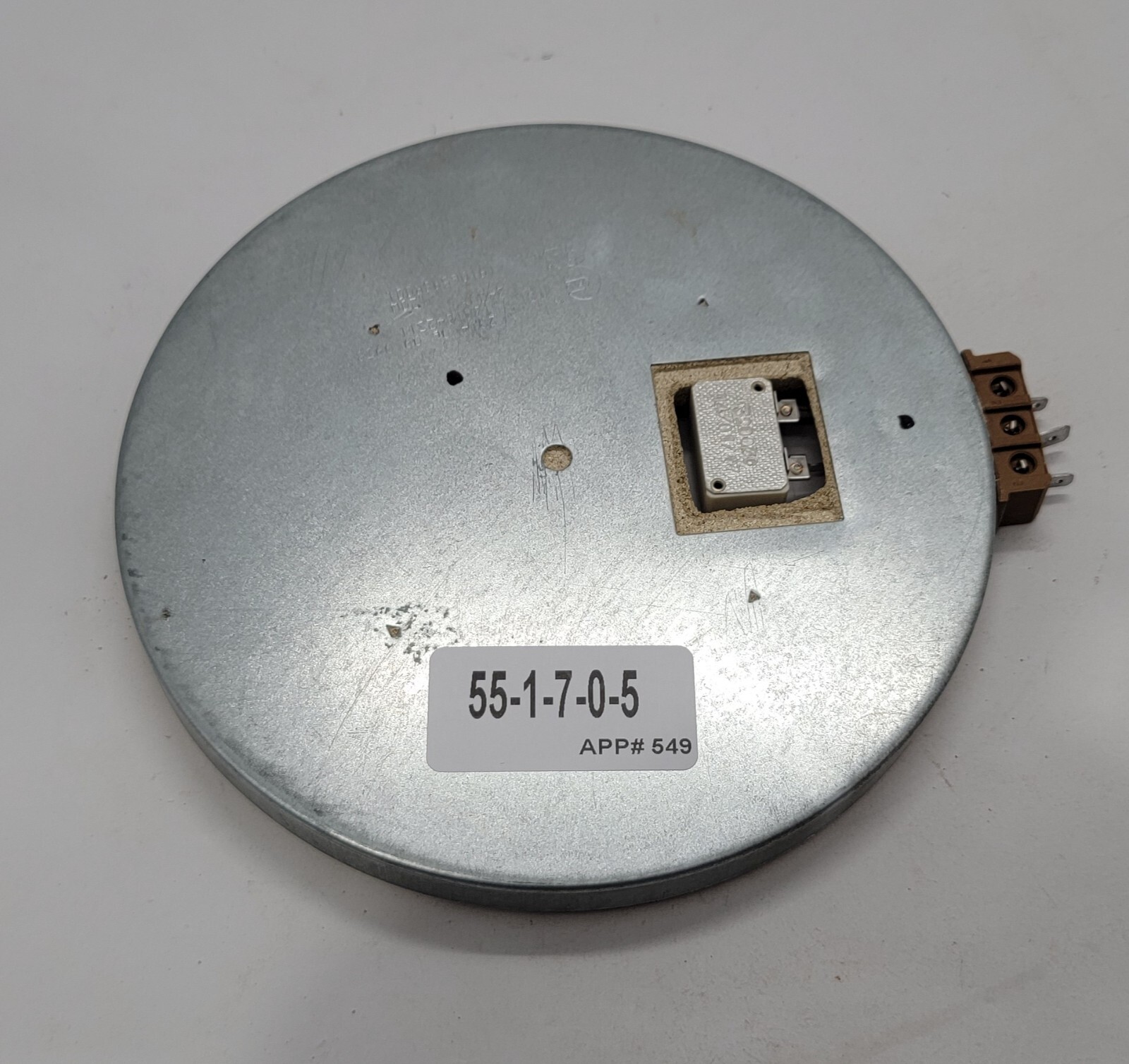 Genuine Stove GE Surface Warming Element Part#191D6598P001