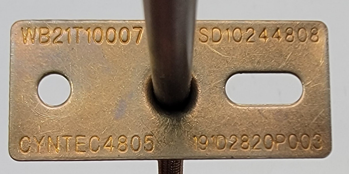 Genuine Stove GE Temperature Sensor Part#191D2820P003