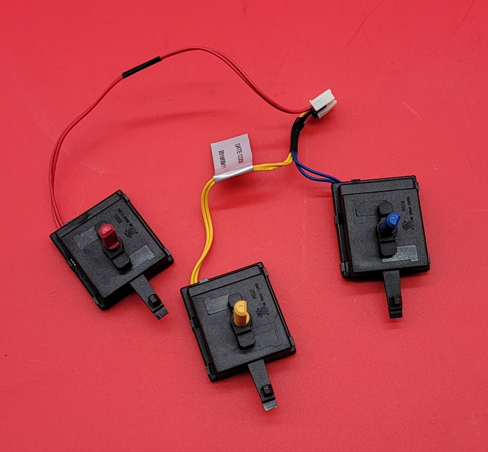 Genuine Washer/Dryer GE Selector Switch Set Part#233D2620G001