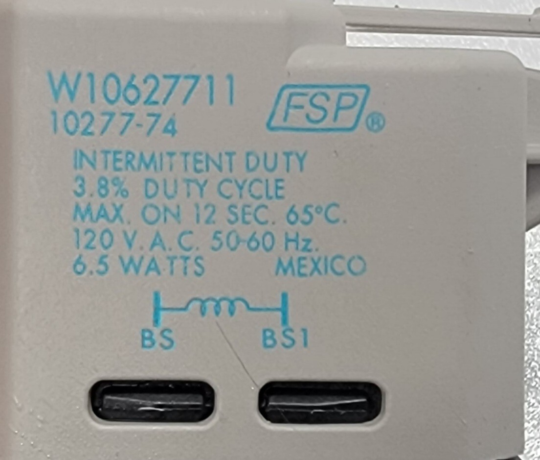 Genuine Dryer Maytag Start Switch Part#W10627711