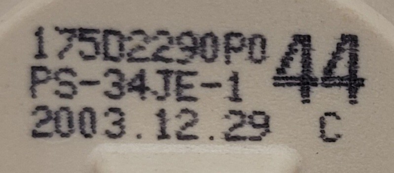 Genuine Washer GE Pressure Switch Part#175D2290P044