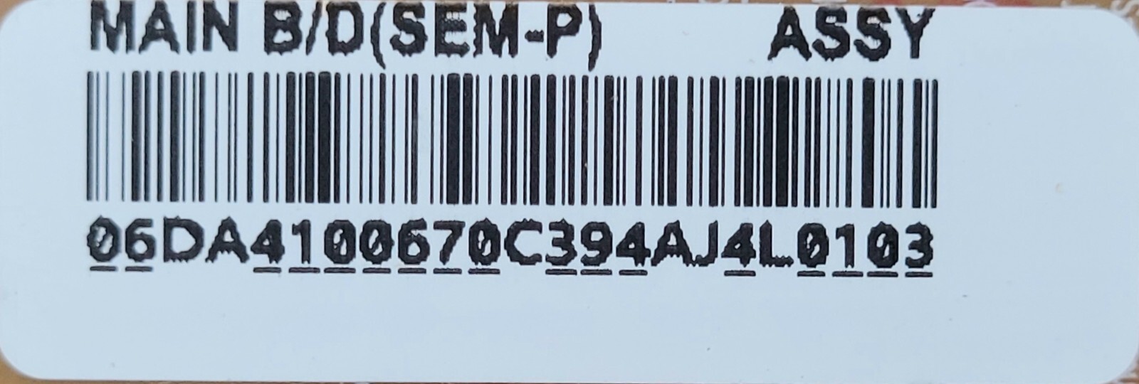 Genuine Refrigerator Samsung Circuit Board Part#DA4100670C