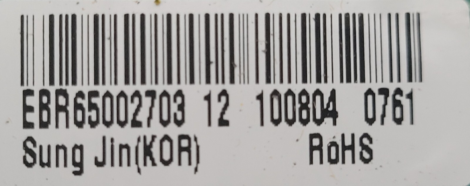 Genuine Refrigerator LG Circuit Board Part#EBR65002703