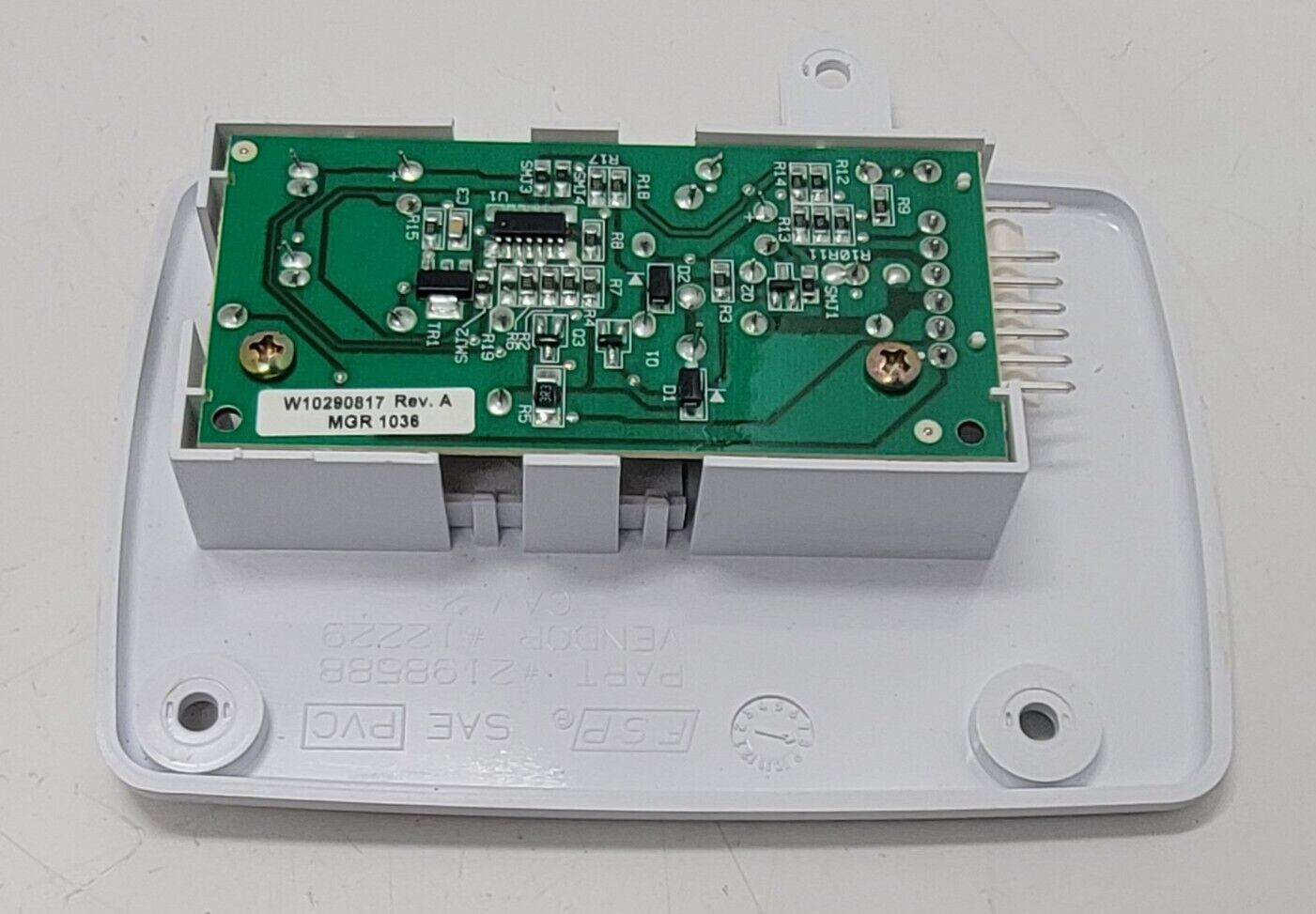 Genuine Refrigerator Kitchen Aid Ice Maker Control Board Part#W10290817
