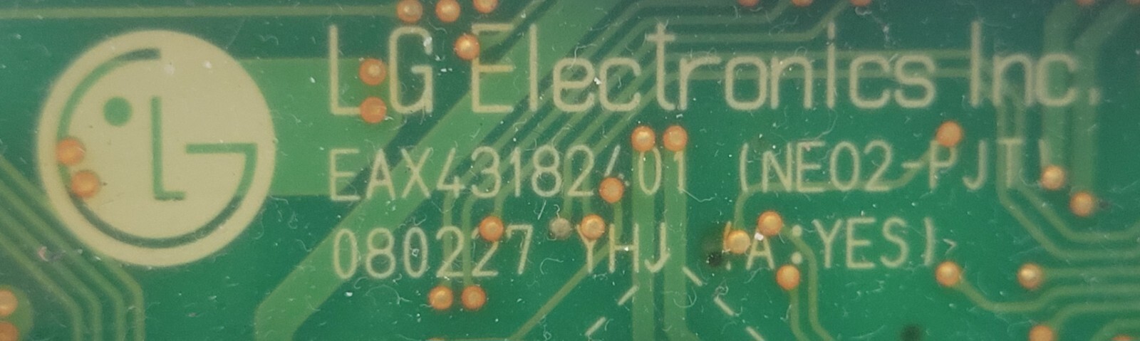 Genuine Washer LG Circuit Board Part#EBR43249701