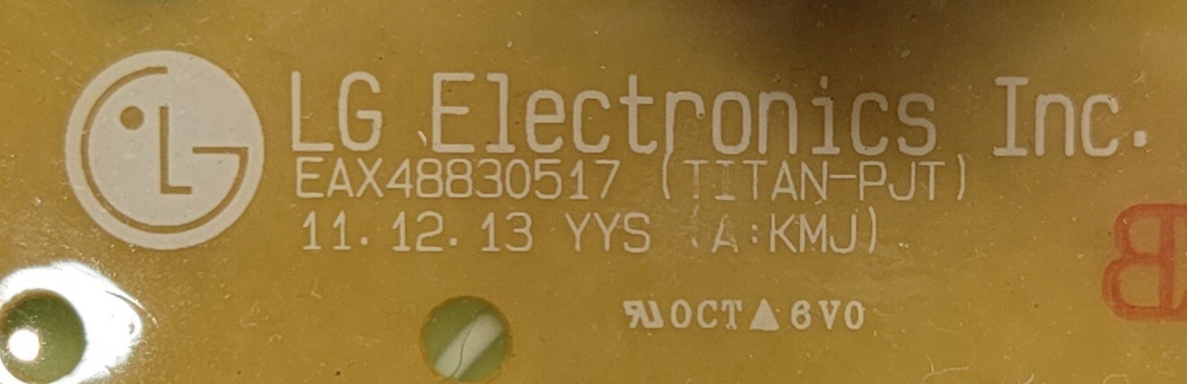 Genuine Washer LG Control Board Part#EBR79853404