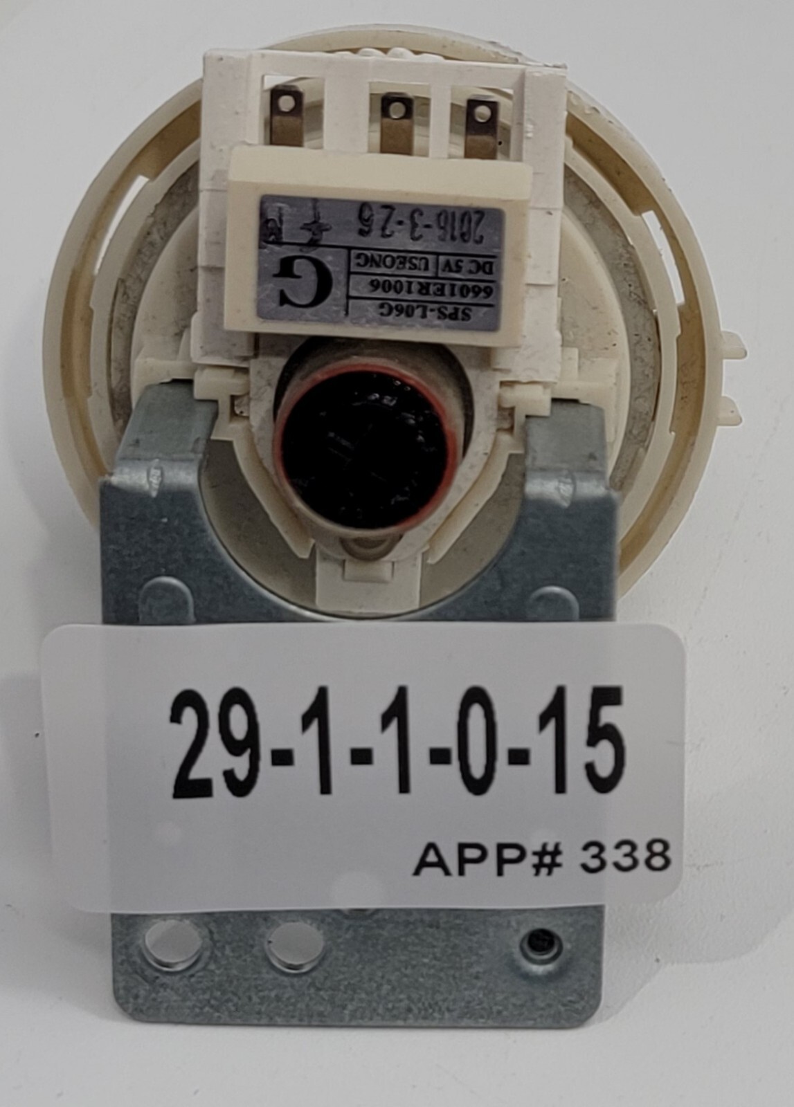 Genuine Washer LG Pressure Switch Part#6601ER1006