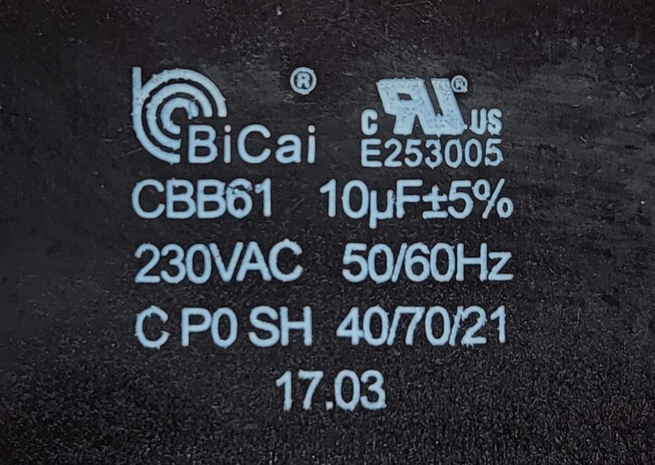 Genuine Microwave Whirlpool Capacitor Part#CBB61