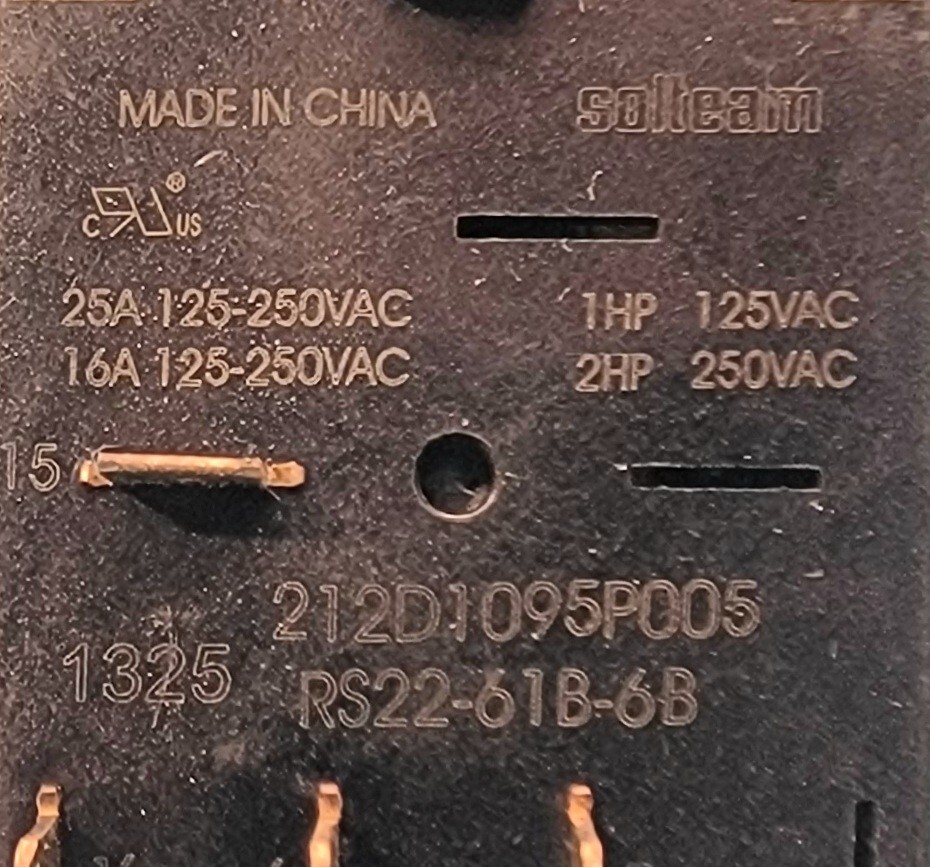 Genuine Dryer GE Switch Part#212D1095P005
