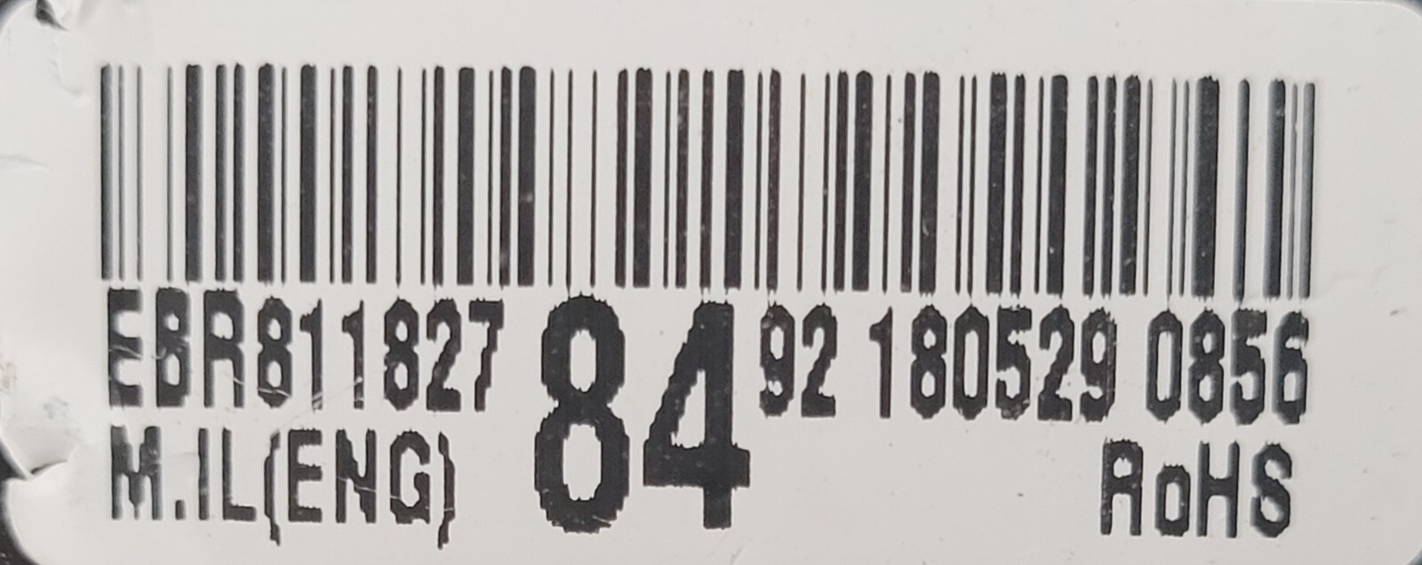 Genuine Refrigerator LG Circuit Board Part#EBR81182784