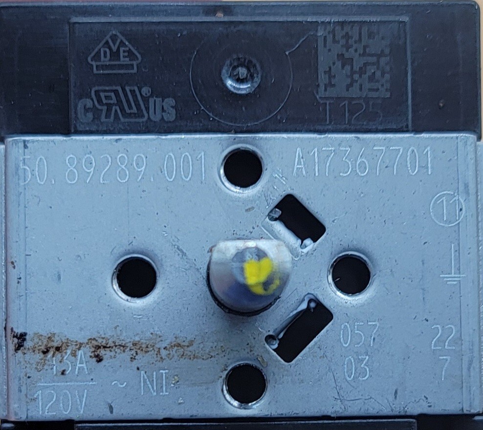 Genuine Oven Frigidaire Infinite Switch Part#A17367701