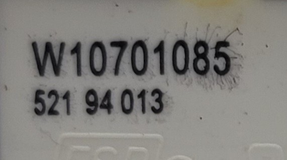 Genuine Washer Kenmore Selector Switch Part#W10701085
