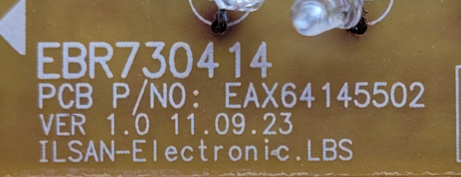 Genuine Refrigerator LG LED Board Part#EBR730414