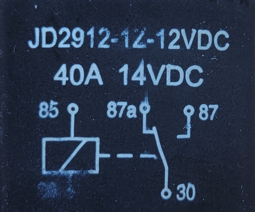 Genuine Refrigerator Kenmore Relay Part#JD2912-12-12VDC