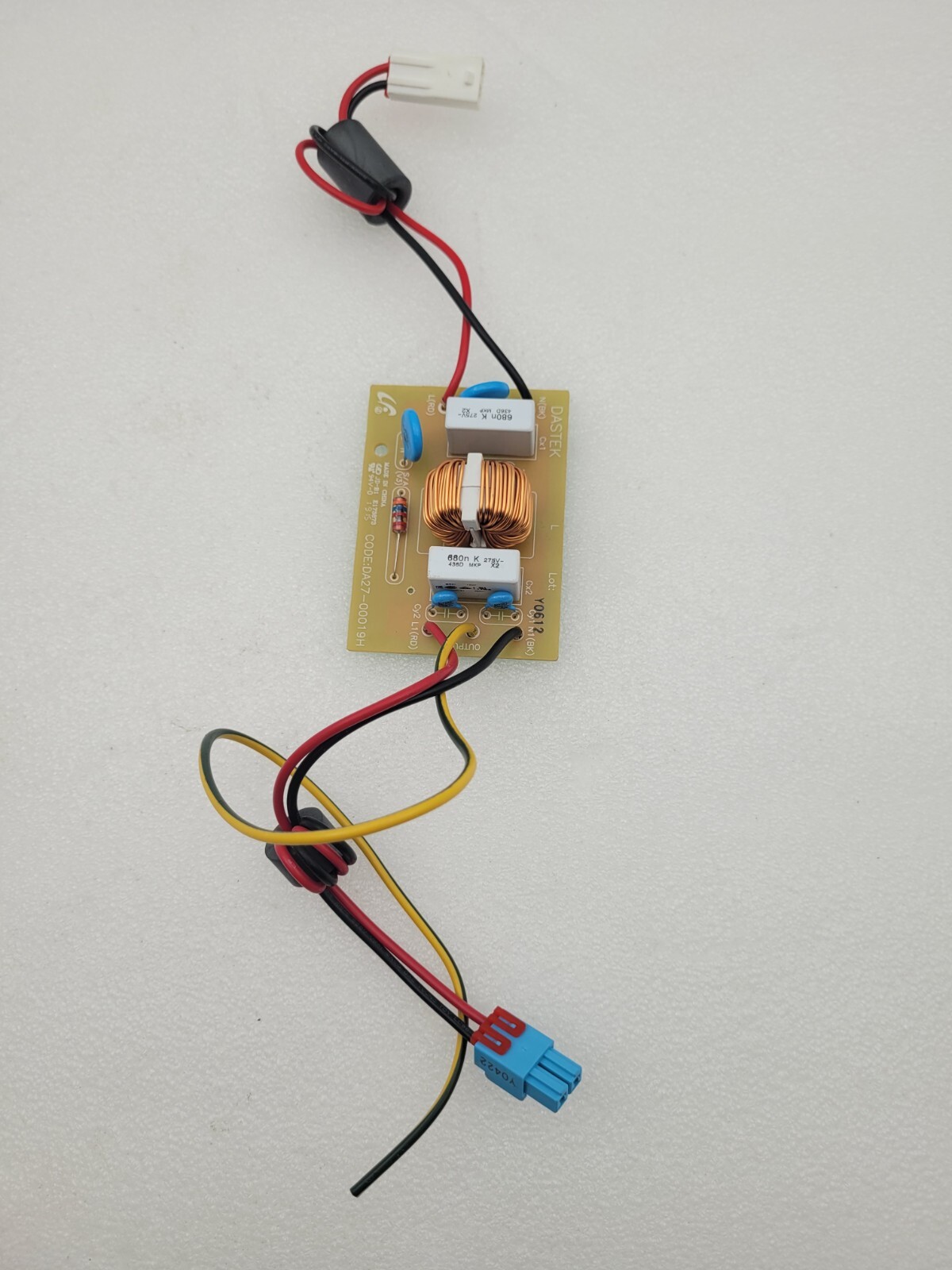 Genuine Samsung Refrigerator Noise Filter Board Part#DA27-00019h