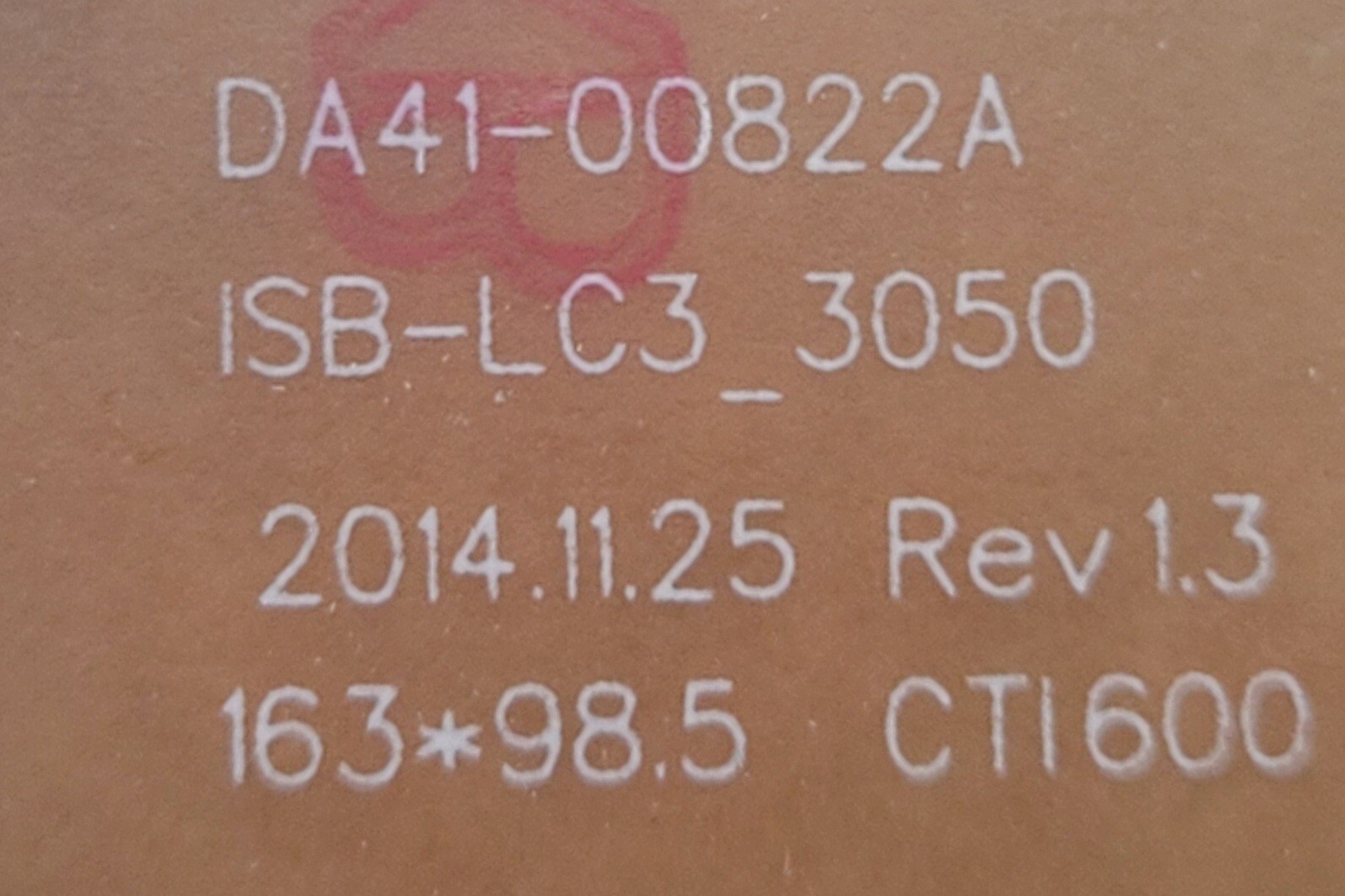 Genuine Refrigerator Samsung Circuit Board Part#DA9200483B