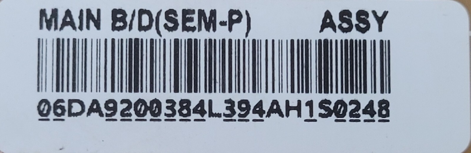 Genuine Refrigerator Samsung Circuit Board Part#DA9200384L