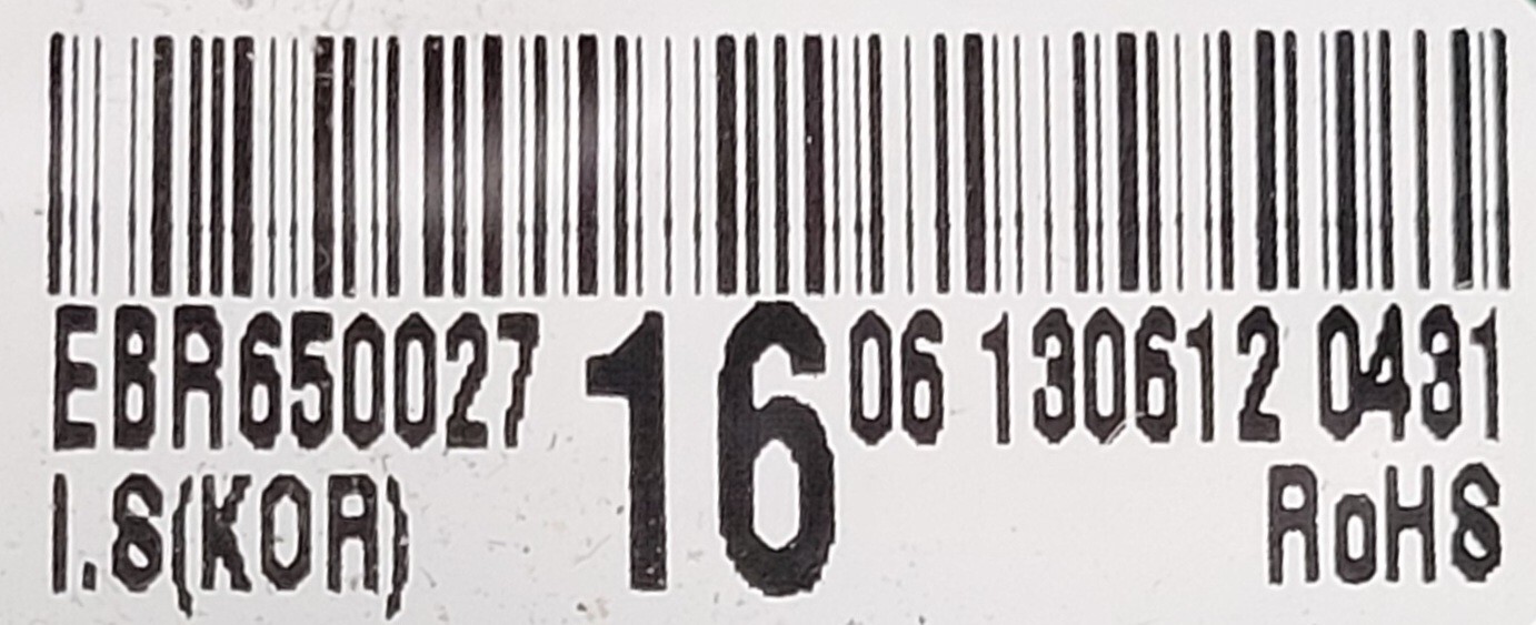 Genuine Refrigerator LG Circuit Board Part#EBR65002716