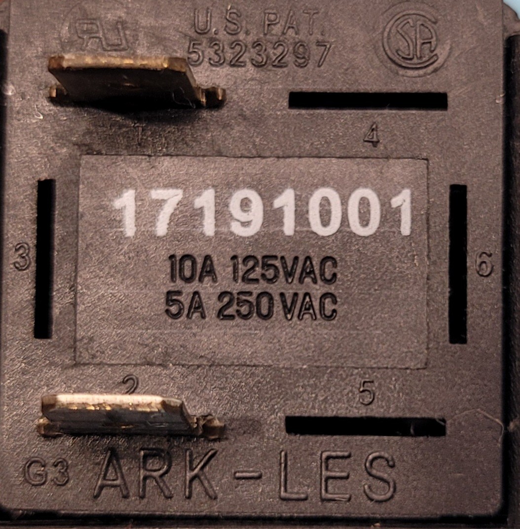 Genuine Dryer Frigidaire Selector Switch Part#131243200