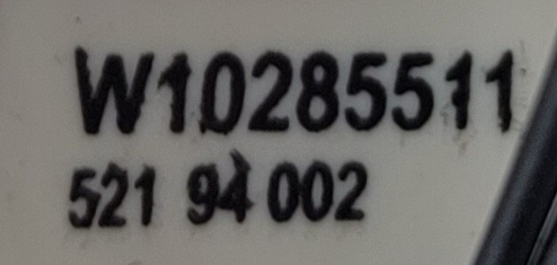 Genuine Washer Whirlpool Selector Switch Set Part#W10285511