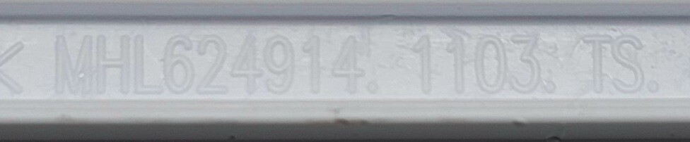 Genuine Refrigerator LG Glass Shelf Part#MHL624914