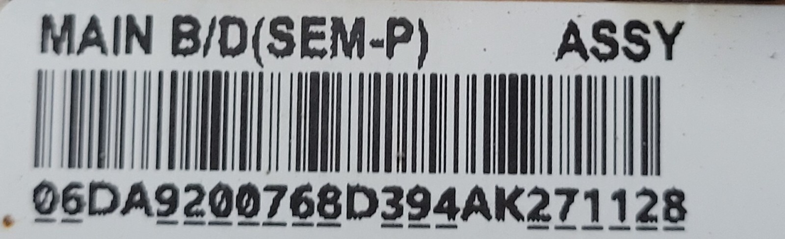 Genuine Refrigerator Samsung Circuit Board Part#DA9200768D