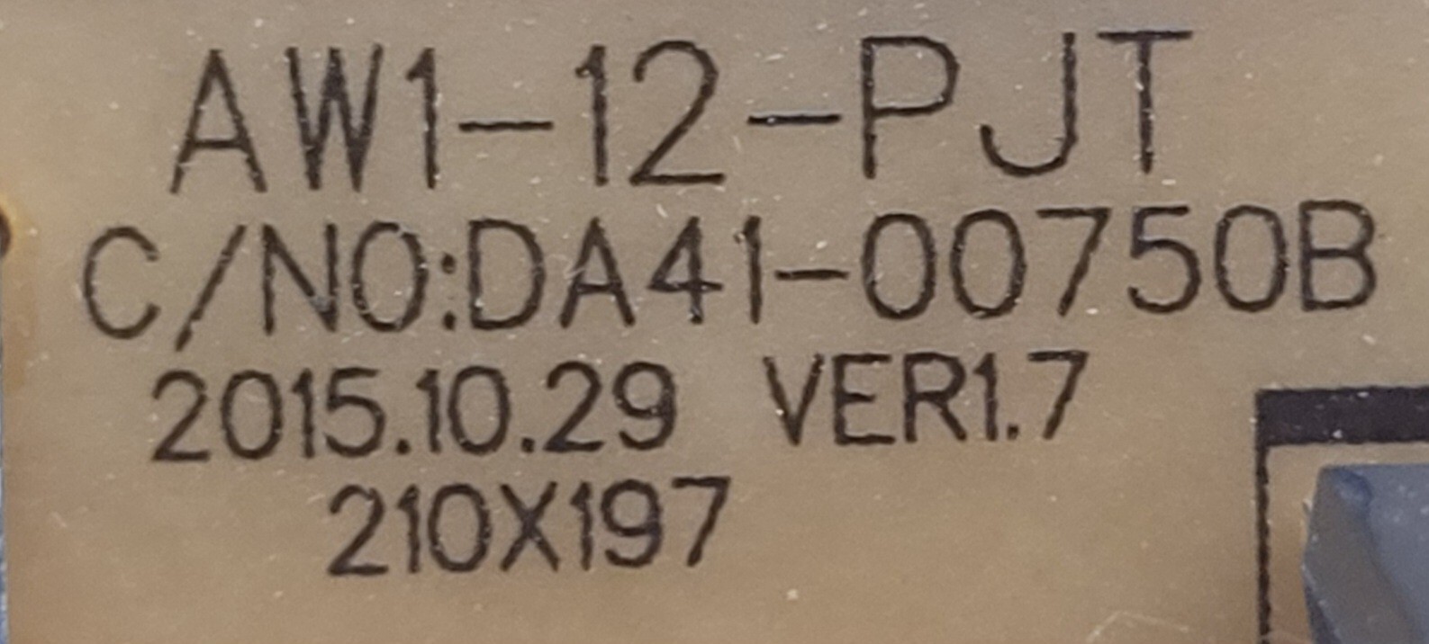 Genuine Refrigerator Samsung Circuit Board Part#DA9200384N