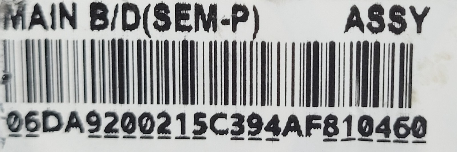 Genuine Refrigerator Samsung Circuit Board Part#DA9200215C