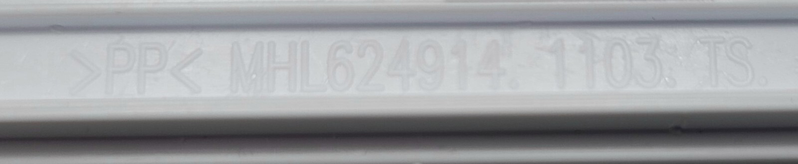Genuine Refrigerator LG Glass Shelf Part#MHL624914