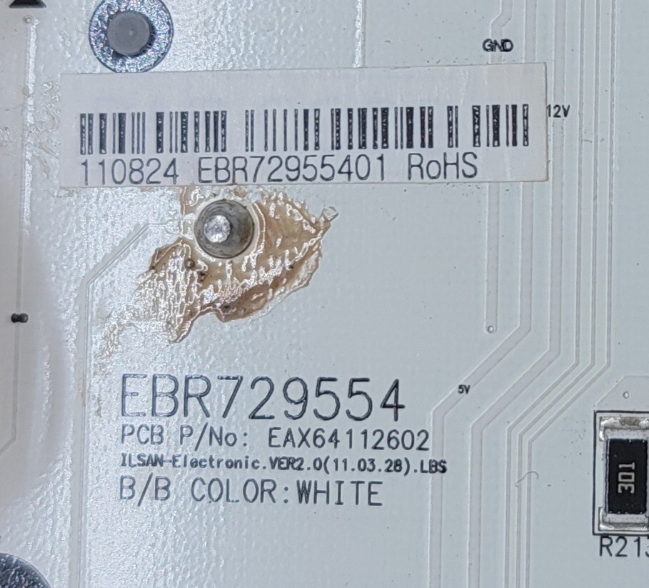 Genuine Refrigerator LG Interface Board Part#EBR729554