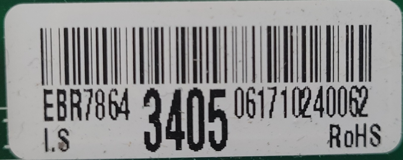 Genuine Refrigerator LG Circuit Board Part#EBR78643405