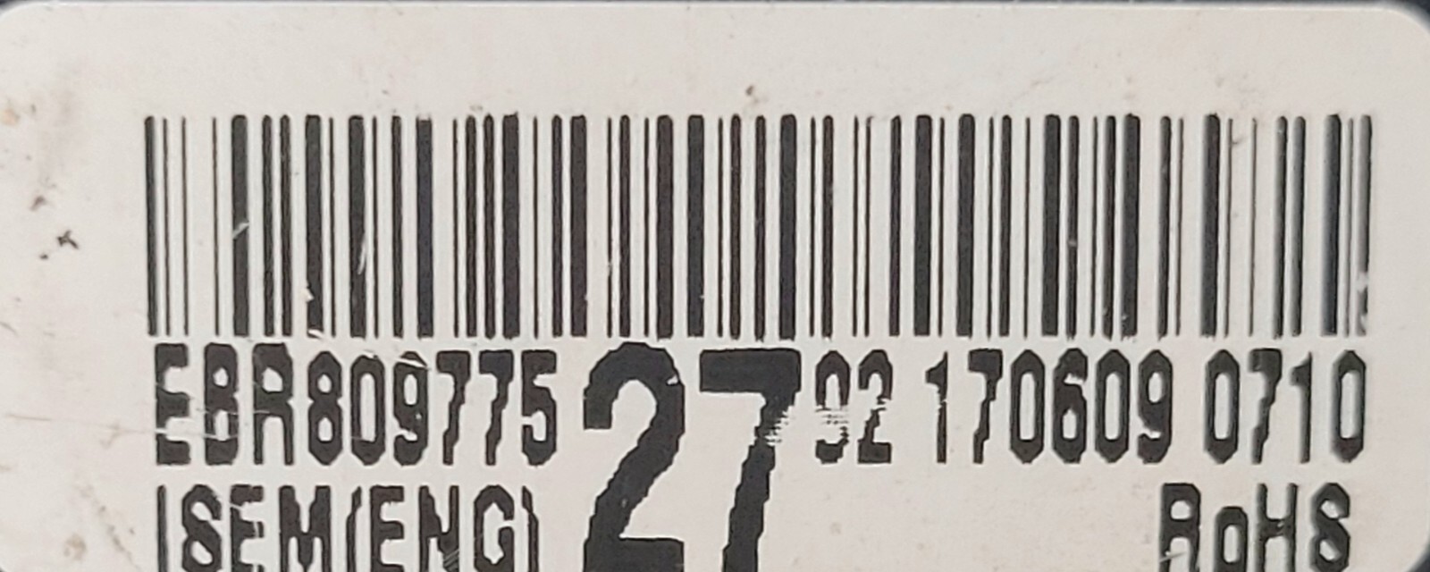 Genuine Refrigerator LG Circuit Board Part#EBR80977527
