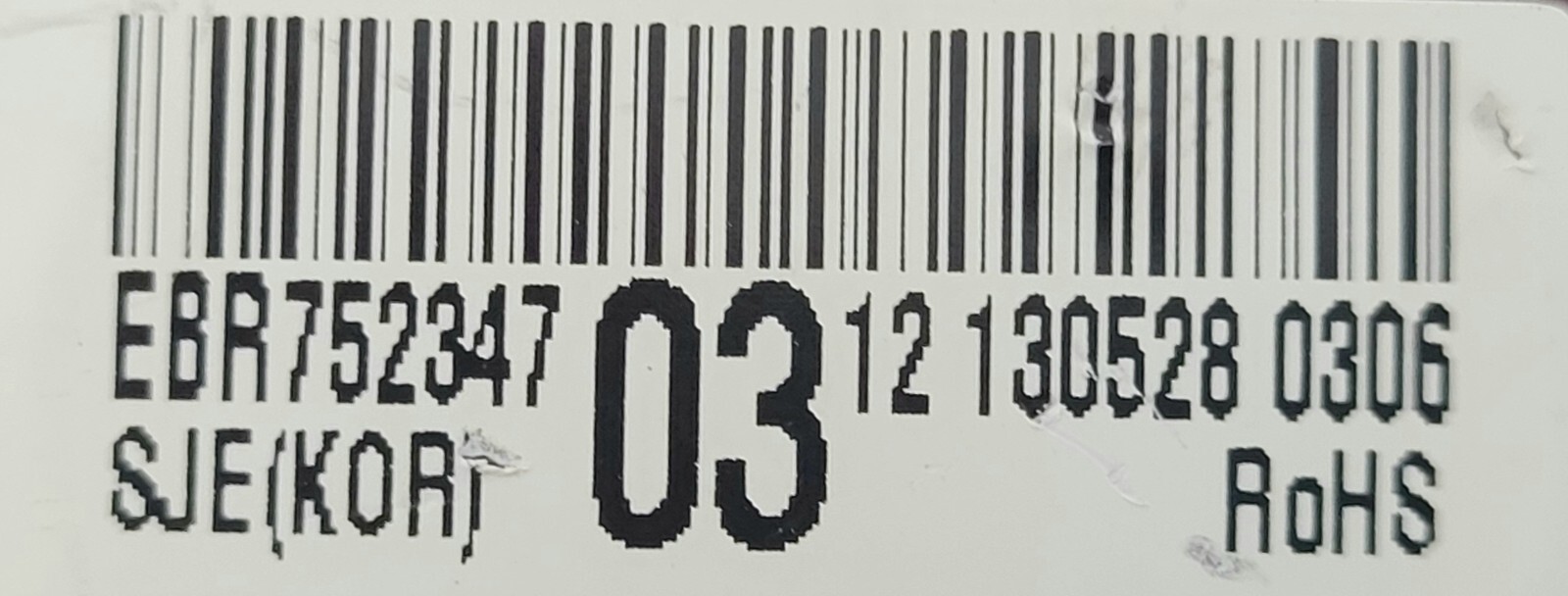 Genuine Refrigerator LG Circuit Board Part#EBR75234703