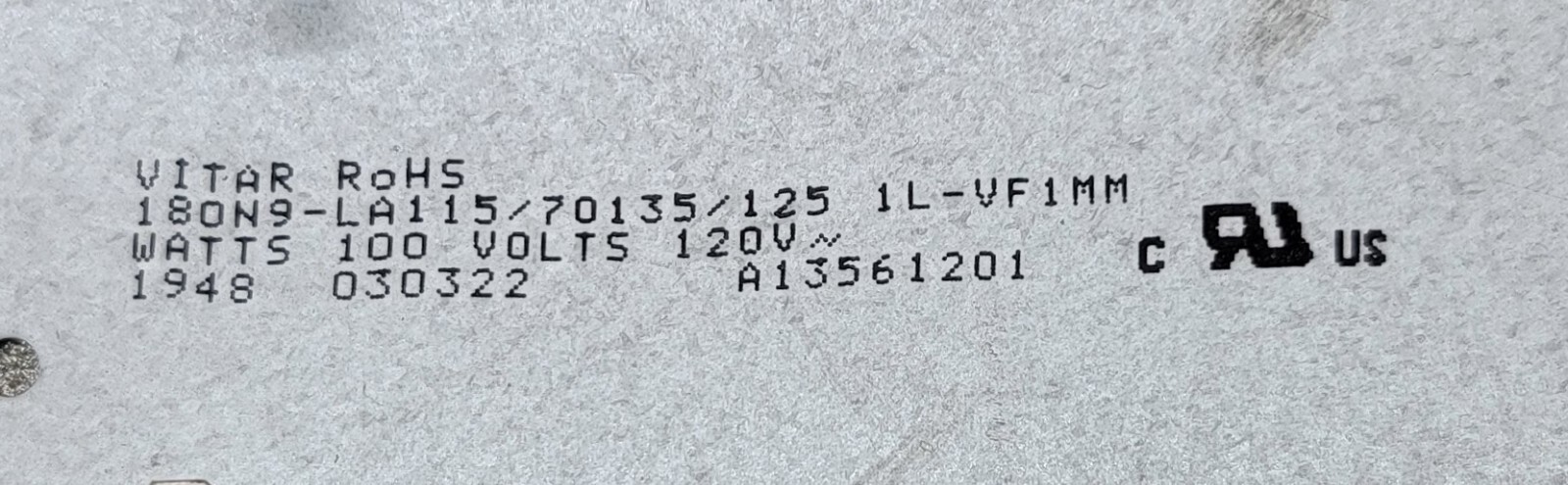 Genuine Oven Frigidaire Warming Element Part#A13561201