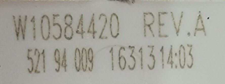 Genuine Washer Maytag Selector Switch Set Part#W10584420