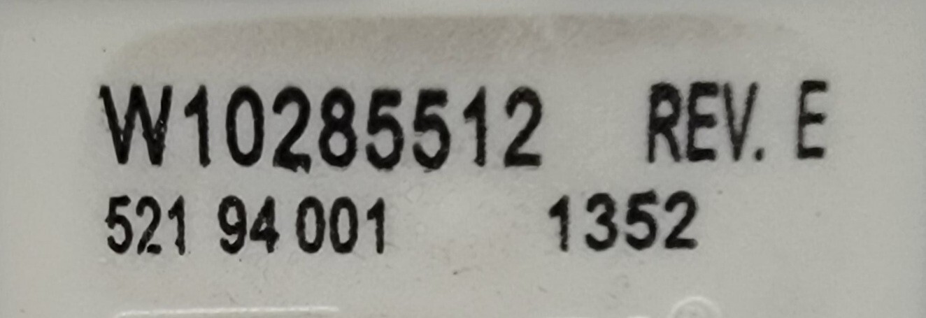 Genuine Refrigerator Kitchen Aid Selector Switch Set Part#W10285512