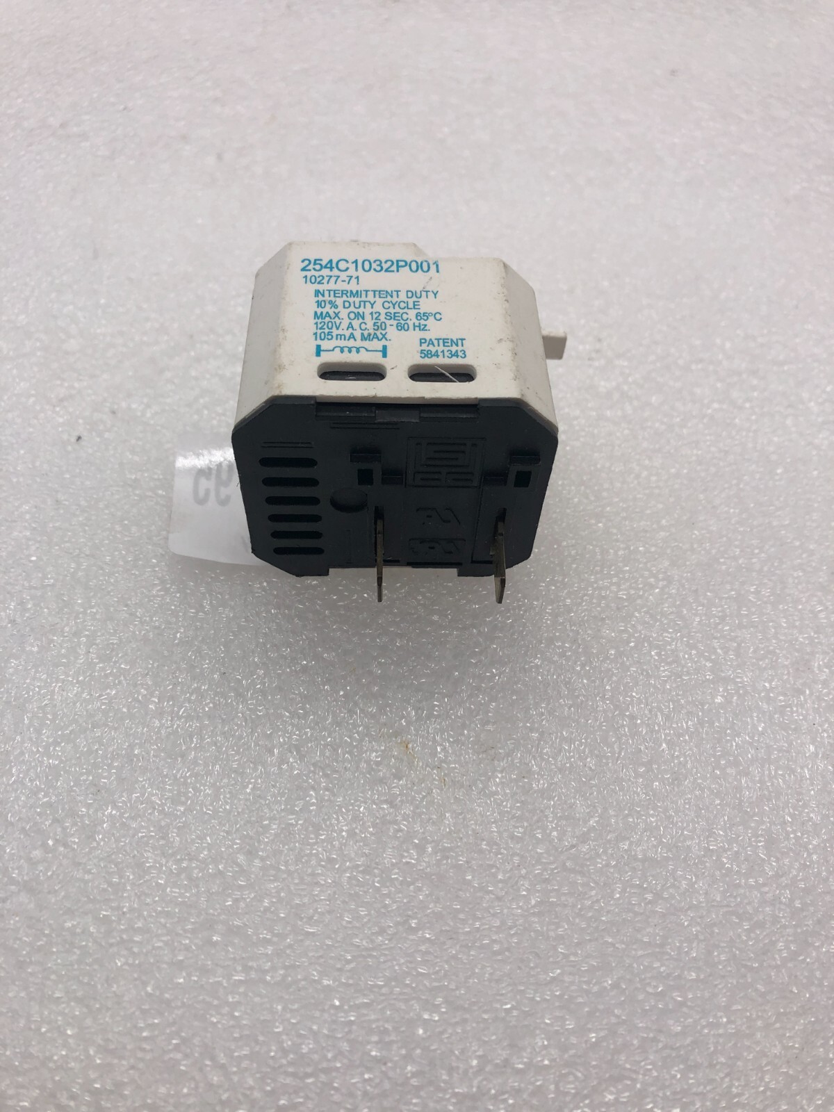 Genuine GE Dryer Buzzer Switch part#254C1032P001